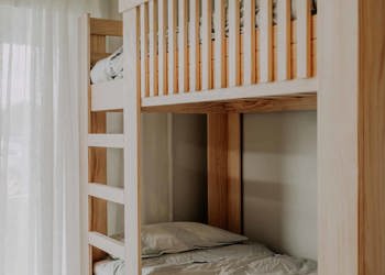 Timber Bunkroom Family Home Langs Beach Interior