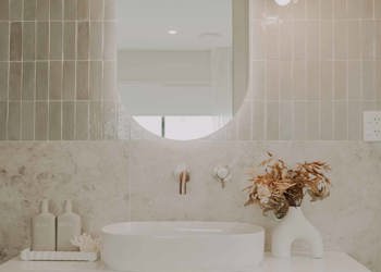 Modern Bathroom Vanity Langs Beach Architectural Home