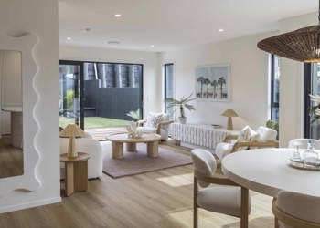 David Reid Homes North Shore Architectural Living Dining Area