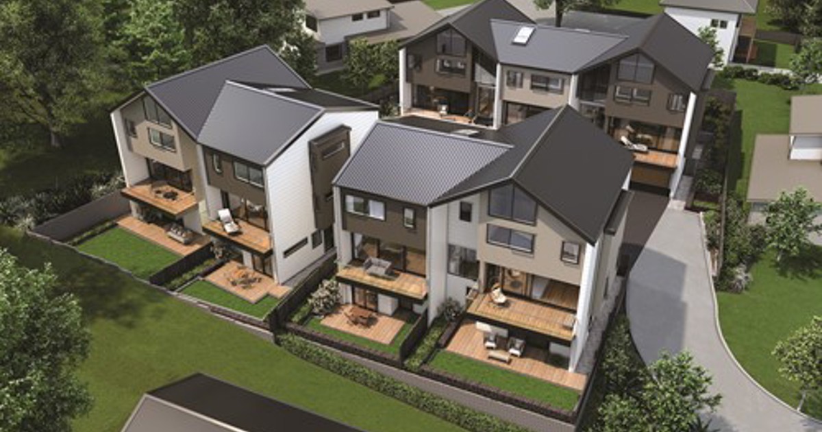 New Apartments for Sale in Auckland Townhouse Development Howick