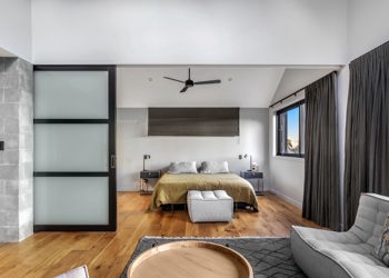 Master Bedroom Large Sliding Door