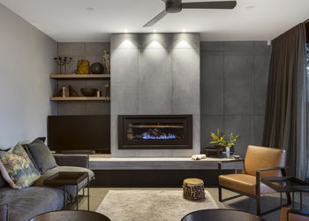 Lounge Wall Fire Moody