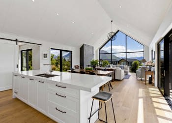 Open Plan Kitchen Living Room Wanaka Home